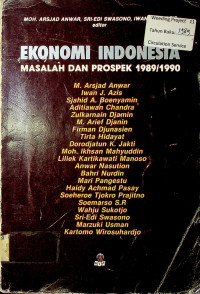 EKONOMI INDONESIA MASALAH DAN PROSPEK 1989/1990