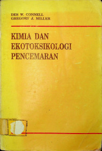 KIMIA DAN EKOTOKSIOLOGI PENCEMARAN