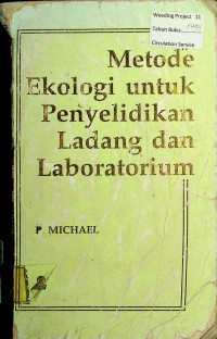 Metode Ekologi untuk Penyelidikan Ladang dan Laboratorium