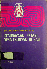 KEBUDAYAAN PETANI DESA TRUNYAN DI BALI