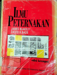 ILMU PETERNAKAN, edisi keempat