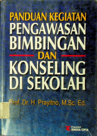 PANDUAN KEGIATAN PENGAWASAN BIMBINGAN DAN KONSELING DI SEKOLAH