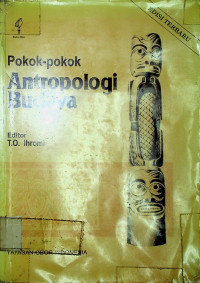 Pokok- Pokok Antropologi Budaya