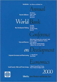 Annual World Bank Conference on Development economics 2000