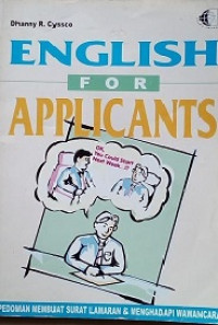 ENGLISH FOR APPLICANTS