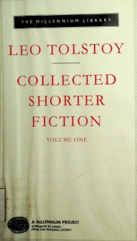 COLLECTED SHORTER FICTION, VOLUME ONE