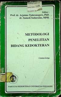 METODOLOGI PENELITIAN BIDANG KEDOKTERAN CETAKAN 3