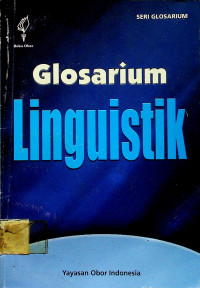 Glosarium Linguistik