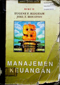 MANAJEMEN KEUANGAN BUKU II, EDISI KEDELAPAN