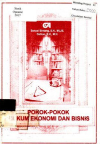 POKOK-POKOK HUKUM EKONOMI DAN BISNIS