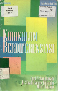 Buku Ketiga dari Tiga: KURIKULUM BERDIFERENSIASI