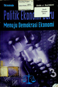 POLITIK EKONOMI BARU MENUJU DEMOKRASI EKONOMI