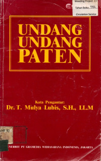 UNDANG-UNDANG PATEN