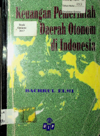 Keuangan Pemerintah Daerah Otonom di Indonesia