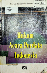 Hukum Acara Perdata Indonesia