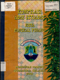 KOMPILASI ADAT ISTIADAT KOTA PANGKAL PINANG