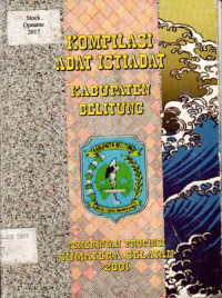 KOMPILASI ADAT ISTIADAT KABUPATEN BELITUNG