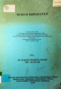 HUKUM KEPAILITAN