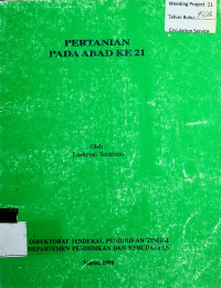 PERTANIAN PADA ABAD KE 21