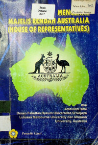 MENGENAL MAJELIS RENDAH AUSTRALIA (HOUSE OF REPRESENTATIVES)