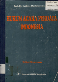 HUKUM ACARA PERDATA INDONESIA, Edisi Keenam