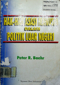 HAK-HAK ASASI MANUSIA DALAM POLITIK LUAR NEGERI