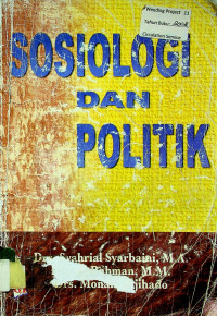 SOSIOLOGI DAN POLITIK