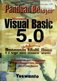 Panduan Belajar Microsoft Visual Basic 5.0 untuk Program Multi-User