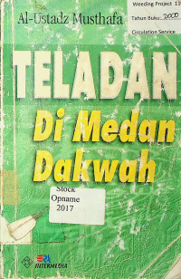 TELADAN Di Medan Dakwah