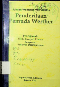 Penderitaan Pemuda Werther