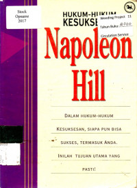 HUKUM-HUKUM KESUKSESAN: Napoleon Hill