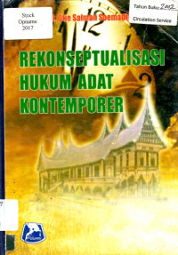 REKONSEPTUALISASI HUKUM ADAT KONTEMPORER