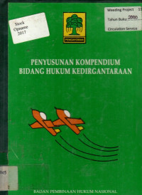 PENYUSUNAN KOMPENDIUM BIDANG HUKUM KEDIRGANTARAAN