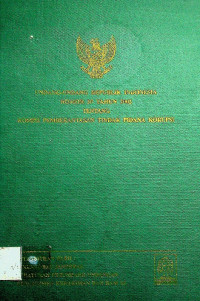 UNDANG-UNDANG REPUBLIK INDONESIA NOMOR 30 TAHUN 2002 TENTANG KOMISI PEMBERANTASAN TINDAK PIDANA KORUPSI