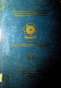 PENERAPAN PERANGKAT LUNAK VISUAL BASIC 6.0 DAN MATLAB 6.5 DALAM ANALISA PERFORMANSI ALAT PENUKAR KALOR TIPE SHELL AND TUBE 14-010C
