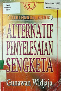 ALTERNATIF PENYELESAIAN SENGKETA