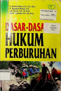 DASAR-DASAR HUKUM PERBURUHAN