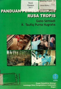 PANDUAN PEMELIHARAAN RUSA TROPIS