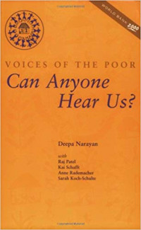 VOICES OF THE POOR Can Anyone Hear Us ?