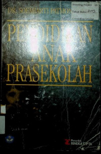 PENDIDIKAN ANAK PRASEKOLAH