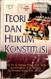 TEORI DAN HUKUM KONSTITUSI