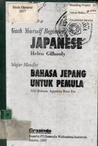 Belajar Mandiri BAHASA JEPANG UNTUK PEMULA ( Teach Yourself Beginner' s JAPANESE )