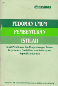 PEDOMAN UMUM PEMBENTUKAN ISTILAH