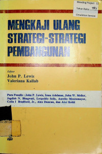 MENGKAJI ULANG STRATEGI-STRATEGI PEMBANGUNAN