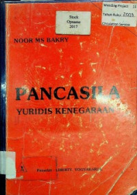 PANCASILA YURIDIS KENEGARAAN