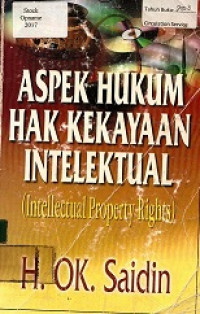 ASPEK HUKUM  HAK KEKAYAAN INTELEKTUAL (Intellectual Property Rights)