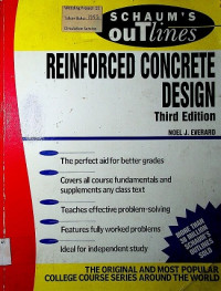 SCHAUM'S ouTline of Theory and Problems of REINFORCED CONCRETE DESIGN