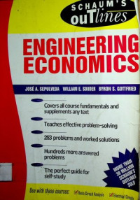 SCHAUM'S ouTline ENGINEERING ECONOMICS