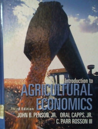 Introduction to AGRICULTURAL EVONOMICS, Third Edition