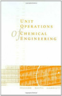 UNIT OPERATIONS CHEMICAL ENGINEERING